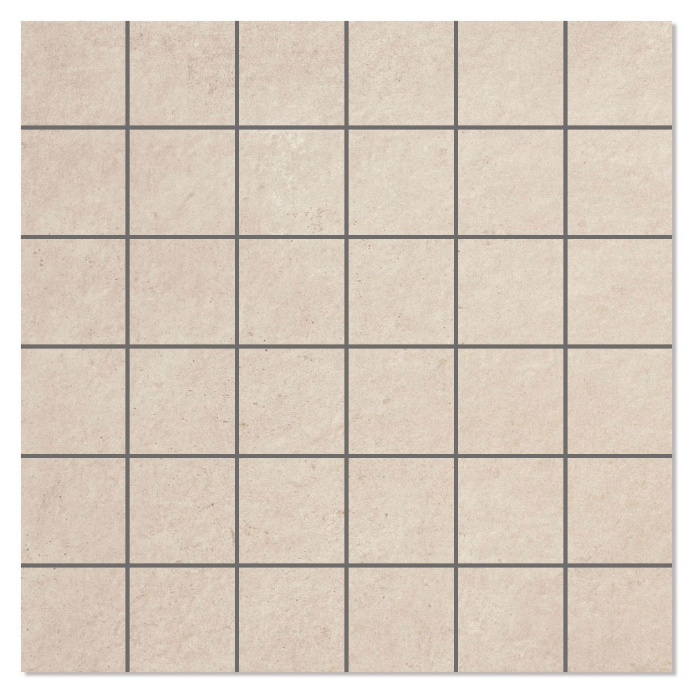 Mosaik Klinker Zeed Beige  Matt 30x30 (5x5) cm